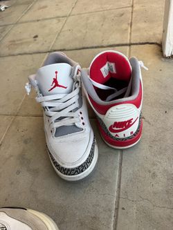Air Jordan 3 Red Cement Sneakers