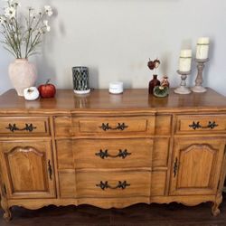 Antique Buffet Console 