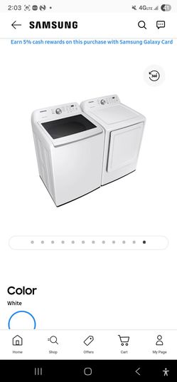 washe&dryer  OBO Samsung
