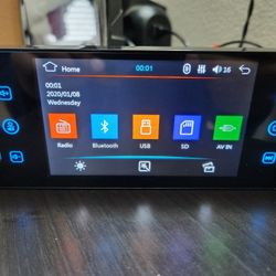 Single Din Car Stereo BT MP5 Player FM Radio Receiver Support USB/AUX/TF Connection Steering Wheel Control 