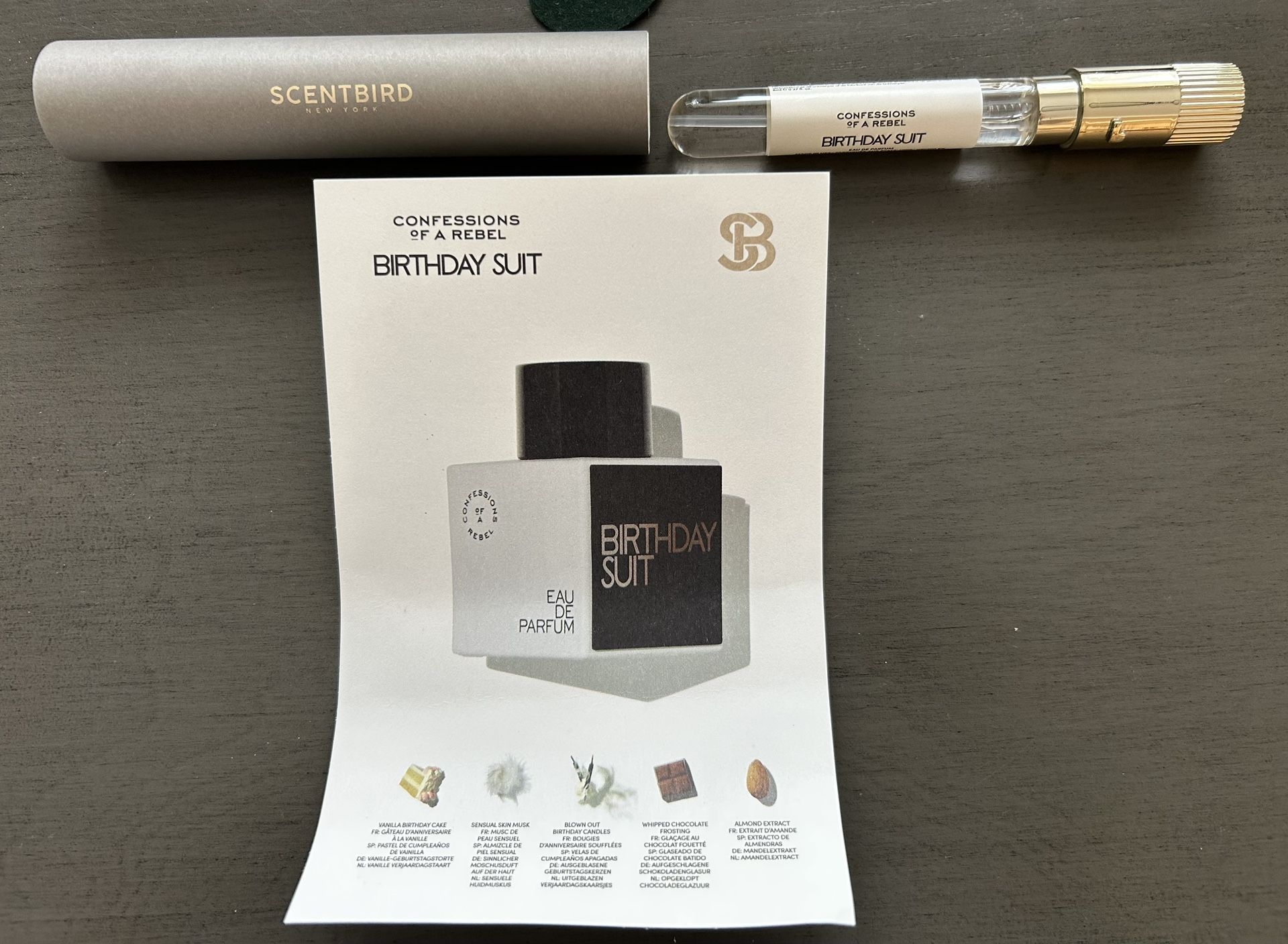 NEW Travel-Size Perfume – Confessions of a Rebel Birthday Suit (.27 oz)