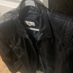 Nice Ladies Leather Jacket Size 10