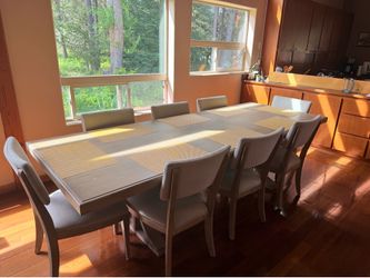 Costco Mercer 9 piece dining table set retail $2199 plus tax
