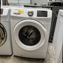 white samsung washer 