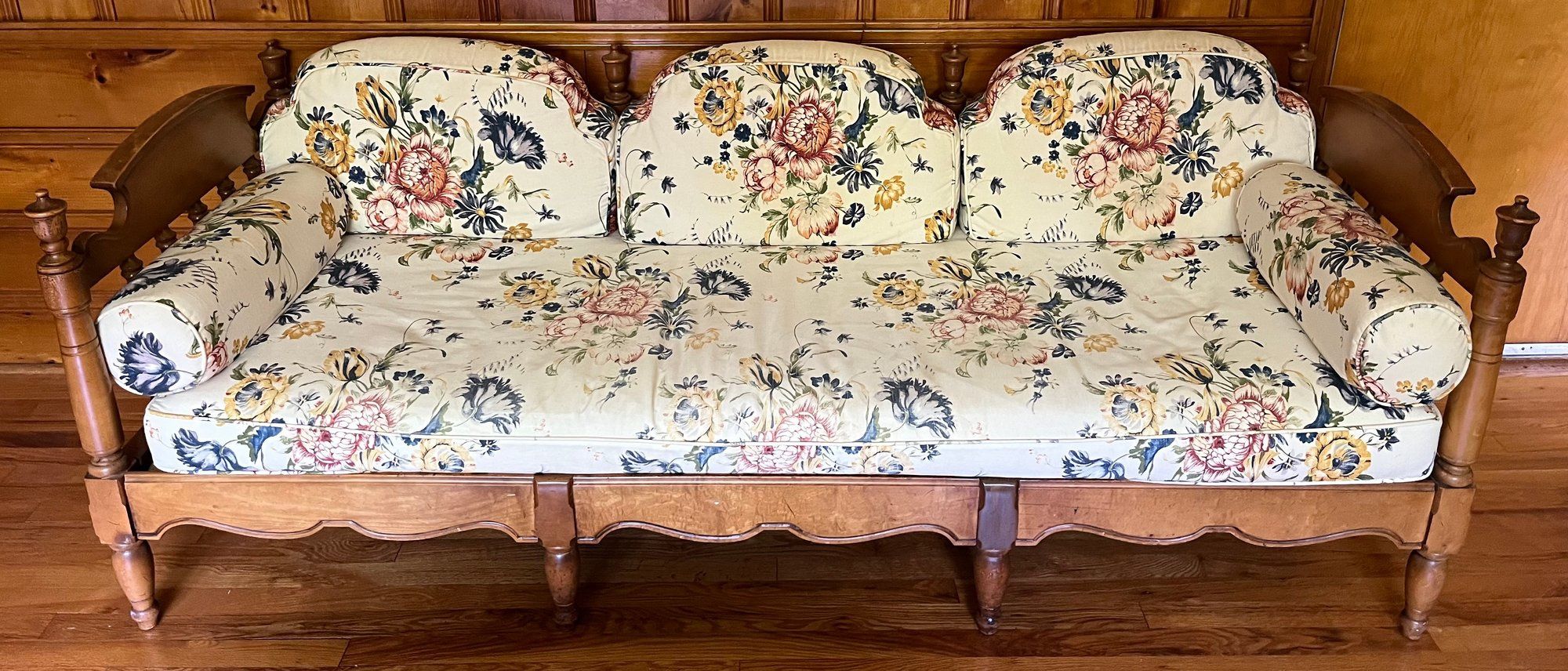 Drexel Furniture Solid Wood Cushioned Sofa