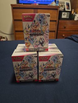 Pokémon Prismatic Evolutions Booster Bundle – Sealed