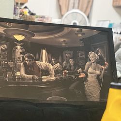 Marilyn & Elvis 3’x3.5 ft poster picture