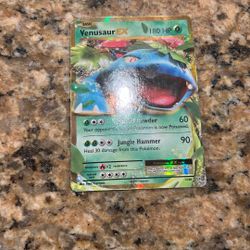 Pokemon Card  Venusar Ex