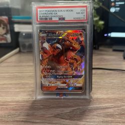 2017 Charizard GX Burning Shadows #20 PSA 8
