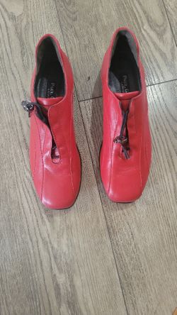 Paul GREEN RED SHOES SIZE 6