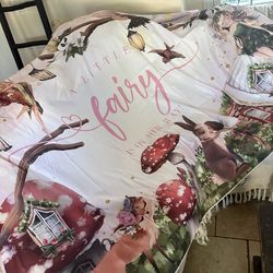 Fairy Baby shower backdrop.