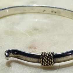 14k & .925 Silver Cuff 
