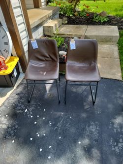 Brown Leather Chairs