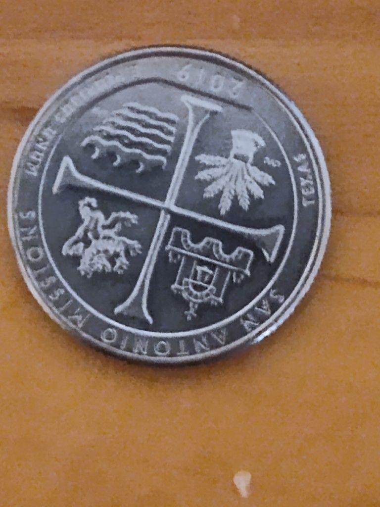 2019 P San Antonio Missions Proof Extra Shiny Quarter 