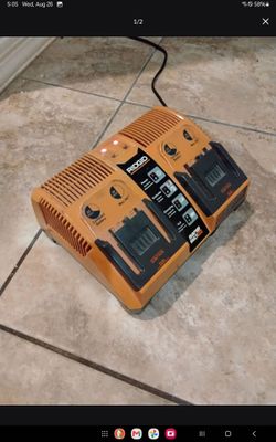 Ridgid 18v dual battery fast charger - Works great