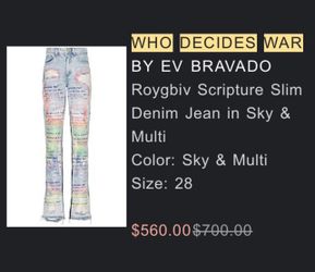 Who Decides War Jeans