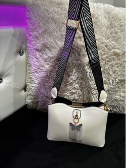 White handbag