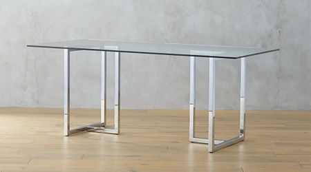 CB2 Silverado 72 inch Glass Table