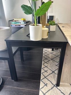 Black Desk or Side Table