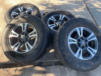 Toyota OEM Wheels with Nitto Terra Grappler Tires – Set of 4