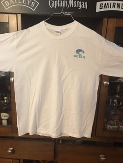 Costa Fishing T Shirt Long Sleeve Large