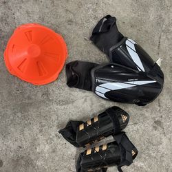 Soccer Shin guards w/ Practice Cones