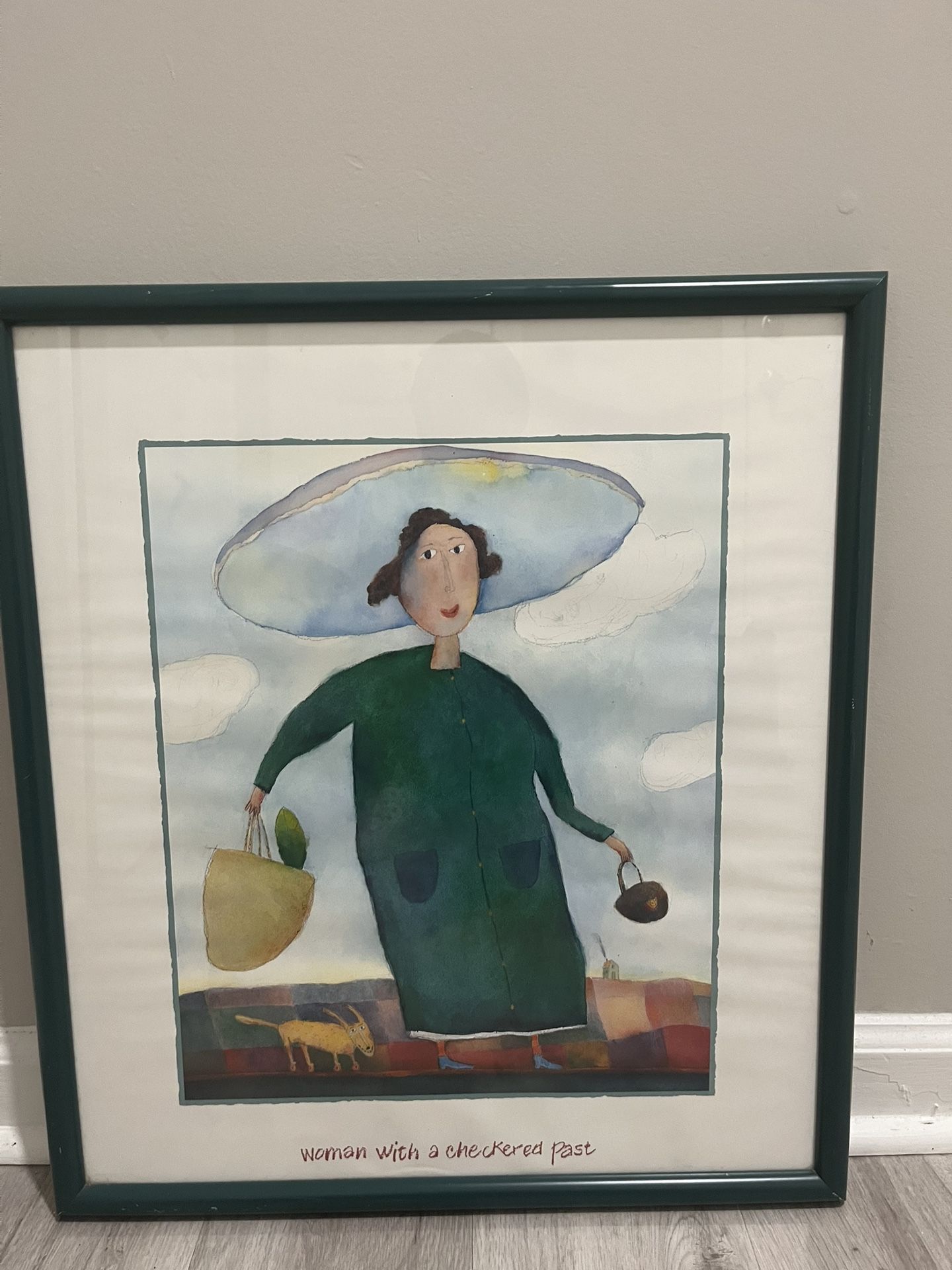 Roni Shepherd Painting - Woman with a Checkered Past