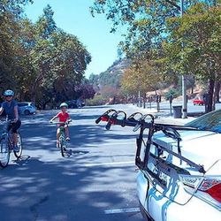 Allen Sports Premier Foldable 2-Bicycle Trunk Mounted Carrier Rack, Model S-102, Black, New in Box