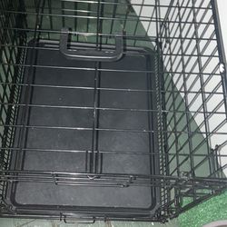 Dog Cage W ALOT OF SUPPLIES
