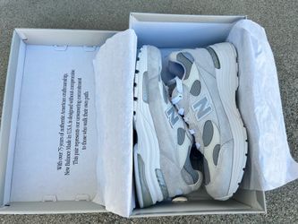 New Balance 992 White Reflection Size 9