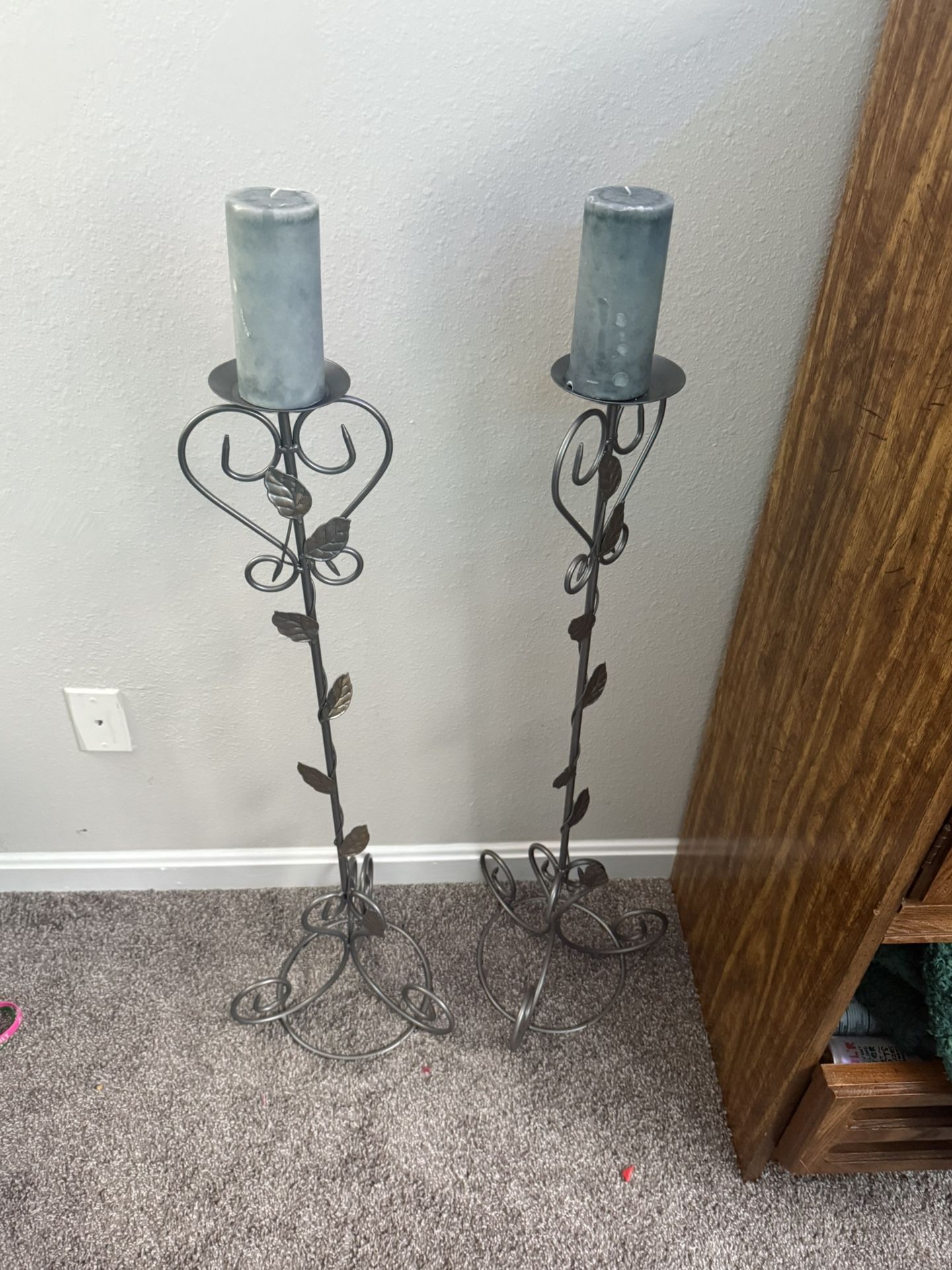 Iron Candles Holder Sticks