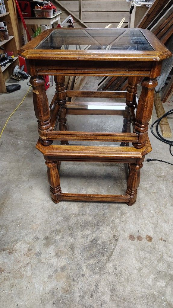 Glass End Tabled