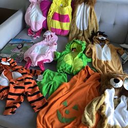 BRAND NEW halloween costumes for kids and babies, from $25 cash, diffrnt sizes, BUY MORE SAVE MORE