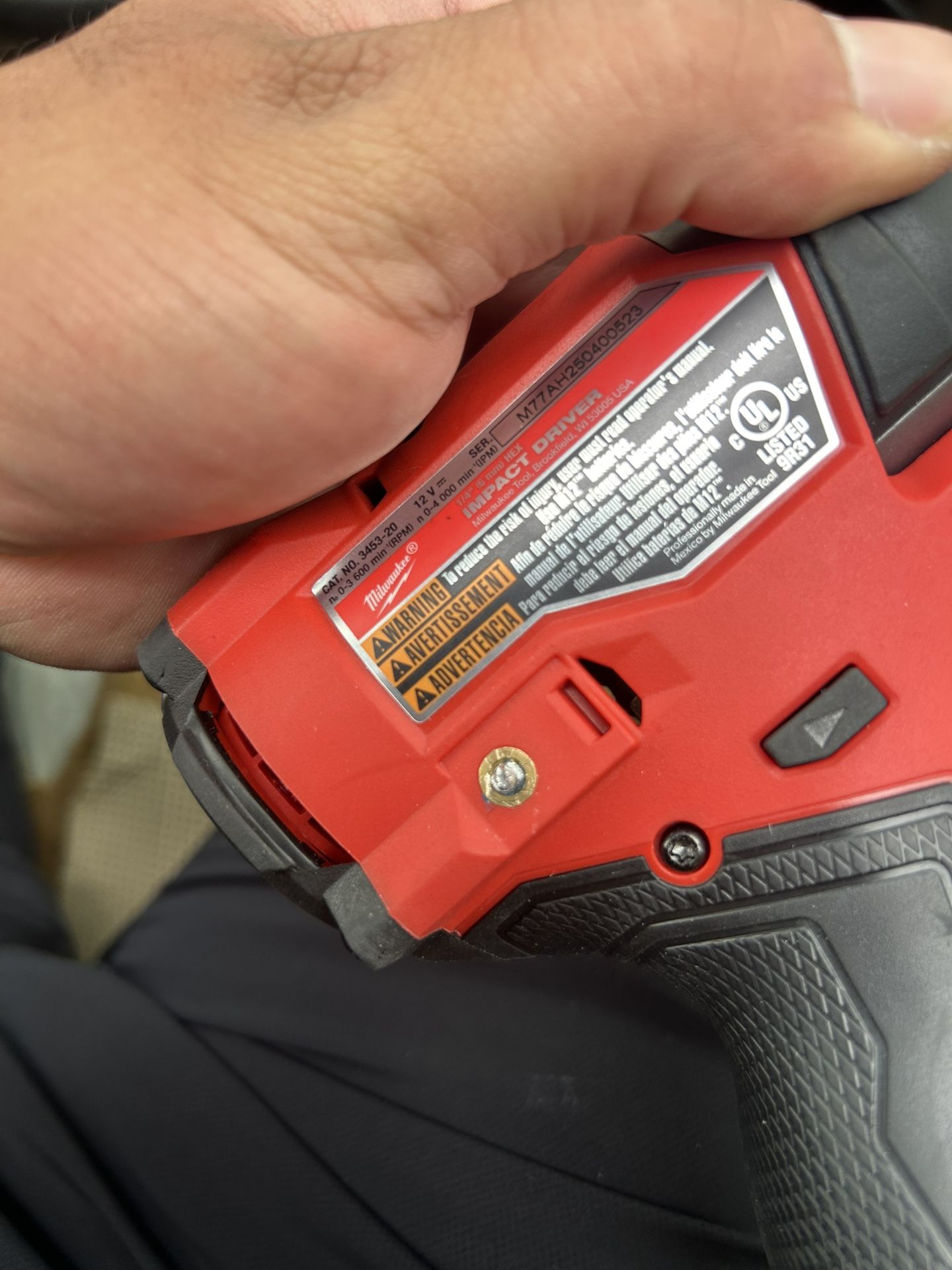 M12 Fuel Impact Driver Gen 3
