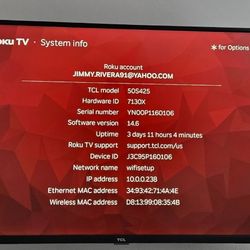 Roku TV 4k UHD