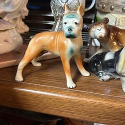 Glass Dog Figure
