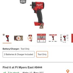 Fuel 3/8 Milwaukee Impact Wrench