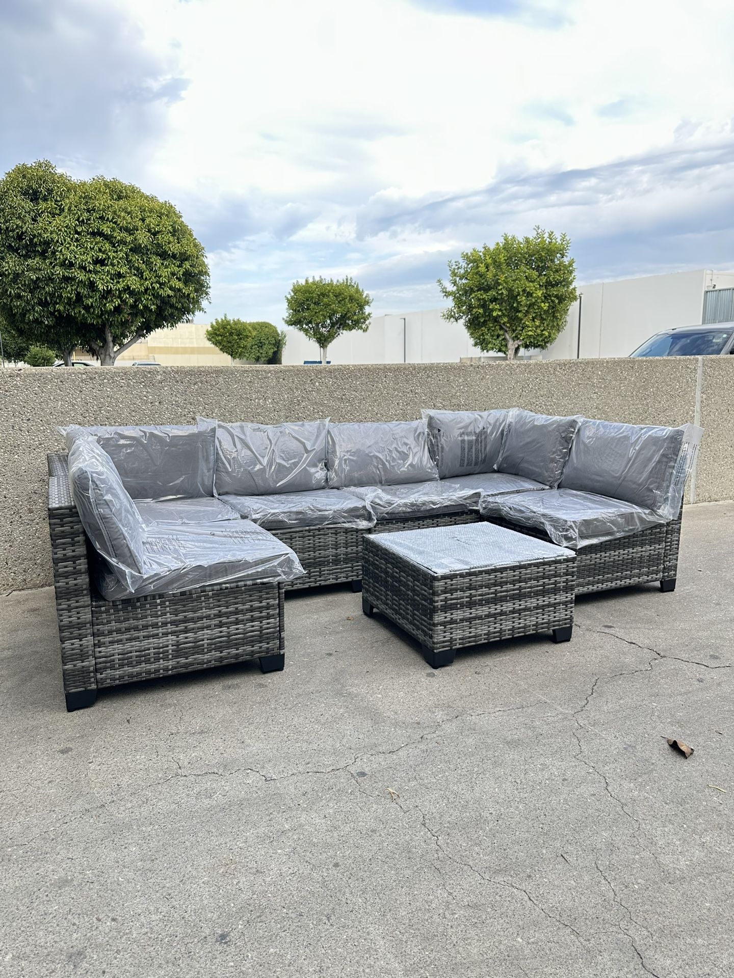 7pc Outdoor Patio Furniture Set 