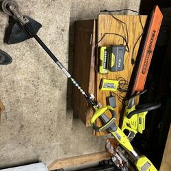 Ryobi Weedeater 15 Inch Extension With Hedge Trimmer