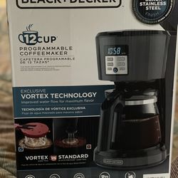 Brand New Black +Decker Coffee Maker 12 Cup 