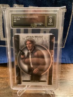 2022 Topps Star Wars MasterWork #29 Han Solo Gem. Mint 9.