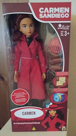 Carmen Sandiego Doll 15-Piece Set