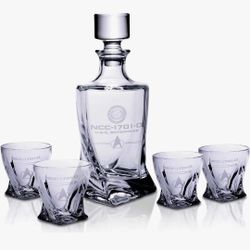 Star Trek Rules! Whiskey Decanter Set