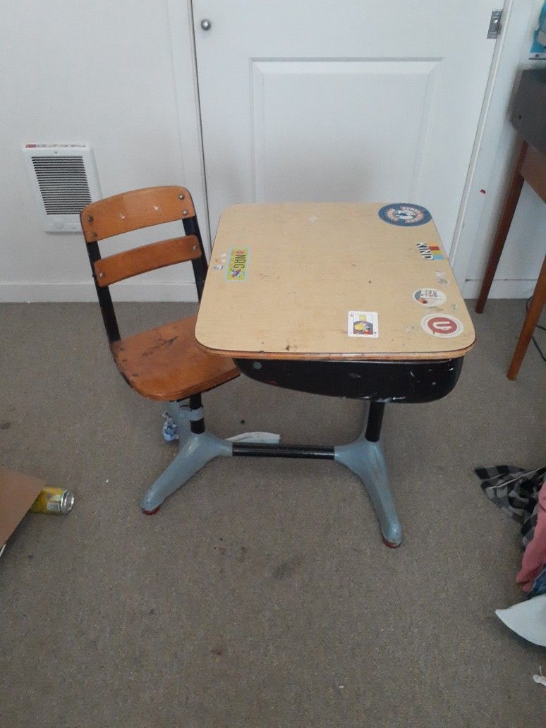 Antique School Desk