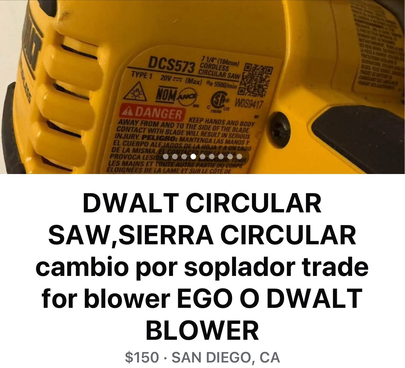 Dwalt Circular Saw
