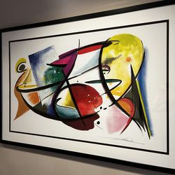 Framed Alfred Gockel painting