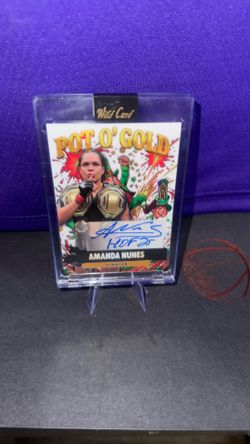 2026 UFC Amanda Nunes Shrt #r’d Parallel Auto Card! 1/1! NRM/M cond!