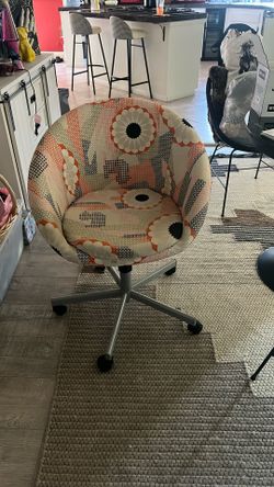 Desk Chair With Wheels Retro