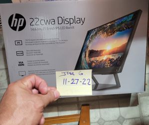 HP 22cwa LED, backlit monitor