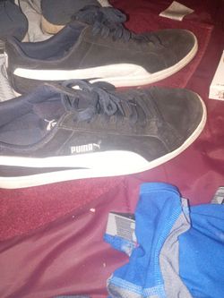 Size 10 puma suede and 10.5 adidas